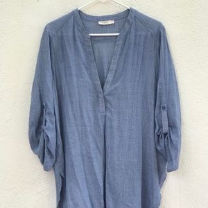 Blue Lush Blouse